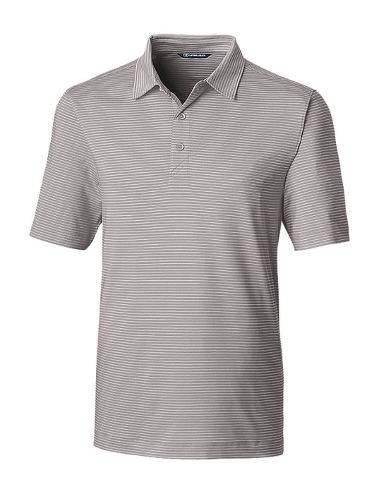 Cutter & Buck Men's Forge Pencil Stripe Stretch Polo - Cutter & Buck