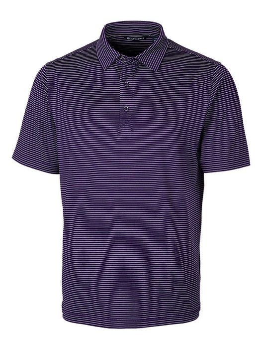 Cutter & Buck Men's Forge Pencil Stripe Stretch Polo - Cutter & Buck