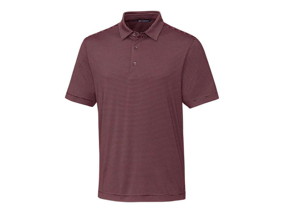 Cutter & Buck Men's Forge Pencil Stripe Stretch Polo - Cutter & Buck