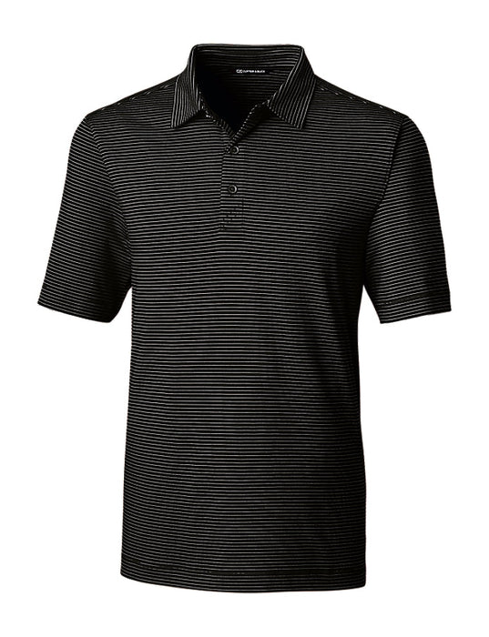 Cutter & Buck Men's Forge Pencil Stripe Stretch Polo - Cutter & Buck