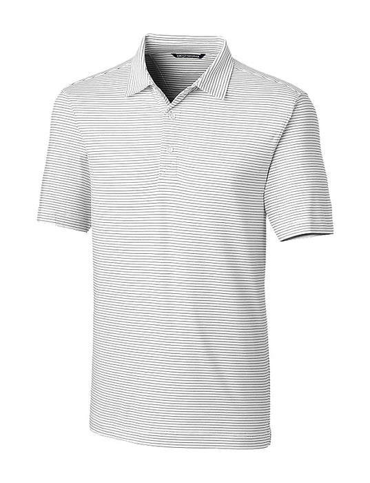 Cutter & Buck Men's Forge Pencil Stripe Stretch Polo - Cutter & Buck