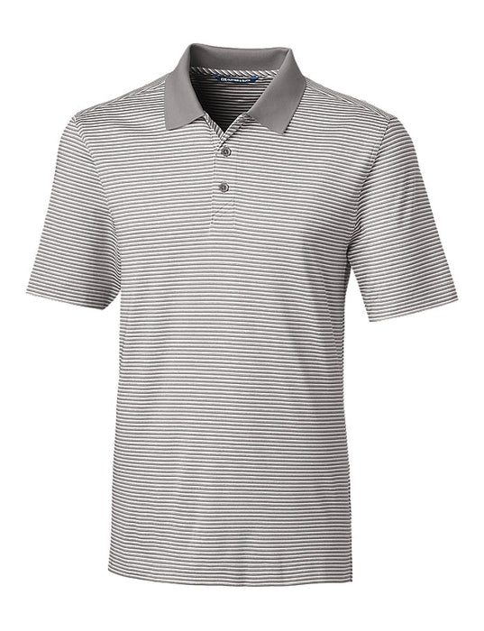 Cutter & Buck Men's Forge Tonal Stripe Stretch Polo - Cutter & Buck