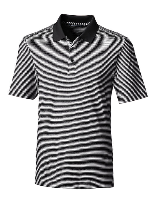 Cutter & Buck Men's Forge Tonal Stripe Stretch Polo - Cutter & Buck