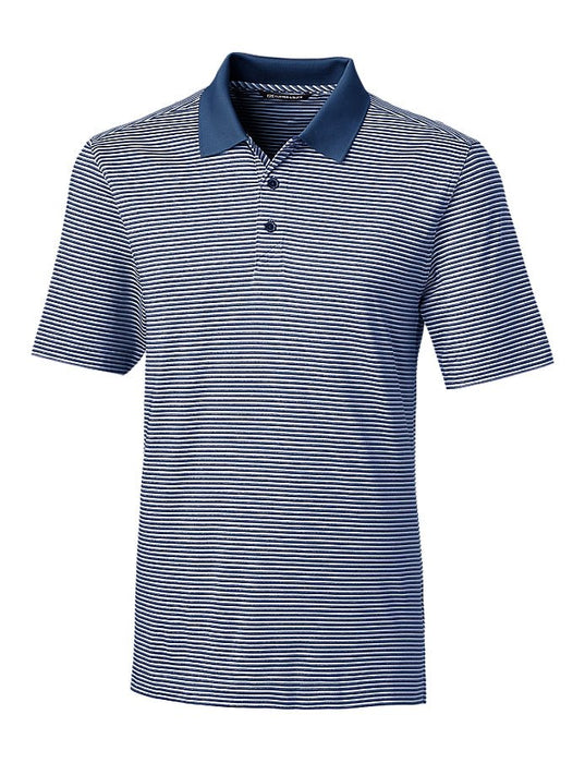 Cutter & Buck Men's Forge Tonal Stripe Stretch Polo - Cutter & Buck