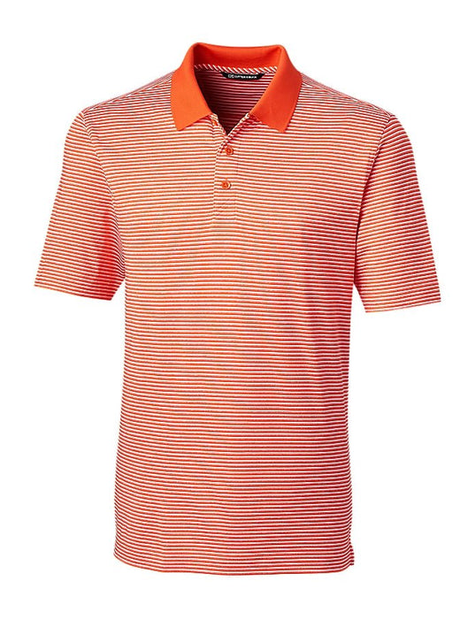 Cutter & Buck Men's Forge Tonal Stripe Stretch Polo - Cutter & Buck