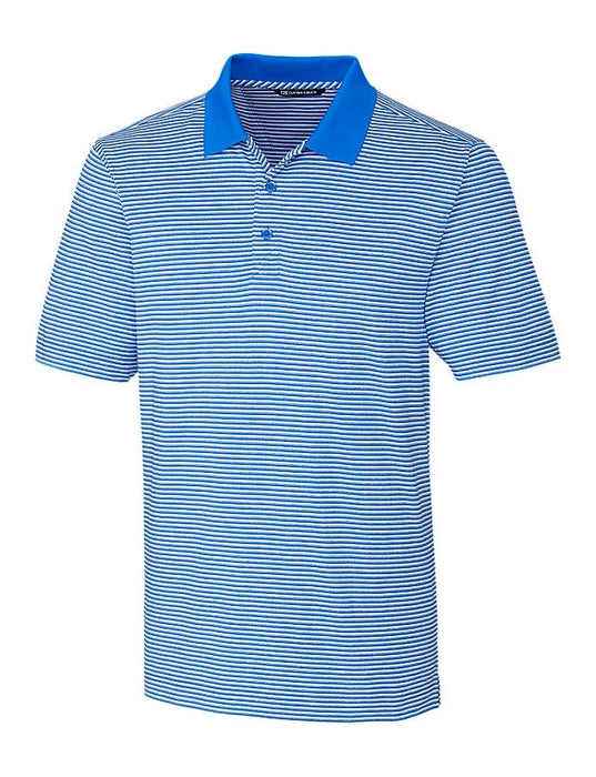 Cutter & Buck Men's Forge Tonal Stripe Stretch Polo - Cutter & Buck