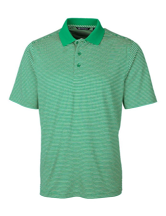 Cutter & Buck Men's Forge Tonal Stripe Stretch Polo - Cutter & Buck