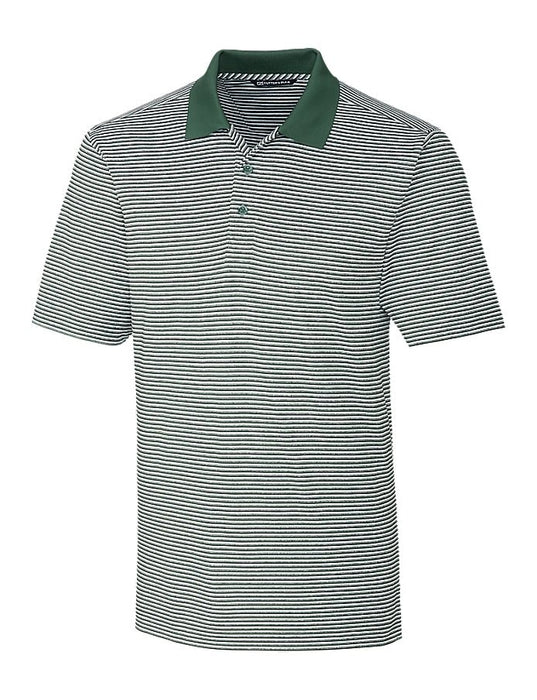 Cutter & Buck Men's Forge Tonal Stripe Stretch Polo - Cutter & Buck