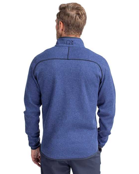 Cutter & Buck Men's Mainsail Sweater-Knit Full Zip Jacket - Cutter & Buck