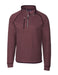 Cutter & Buck Men's Mainsail Sweater-Knit Half Zip Pullover Jacket - Cutter & Buck