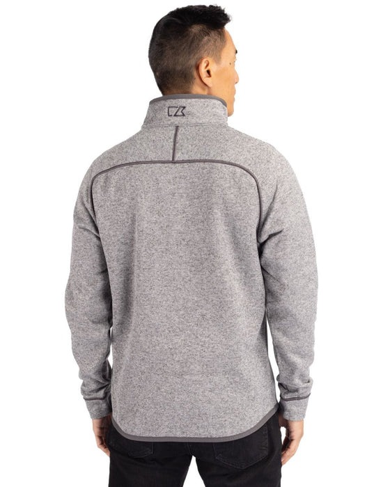 Cutter & Buck Men's Mainsail Sweater-Knit Half Zip Pullover Jacket - Cutter & Buck