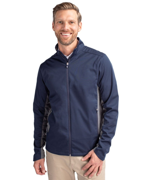 Cutter & Buck Men's Navigate Softshell Full Zip Jacket - Cutter & Buck