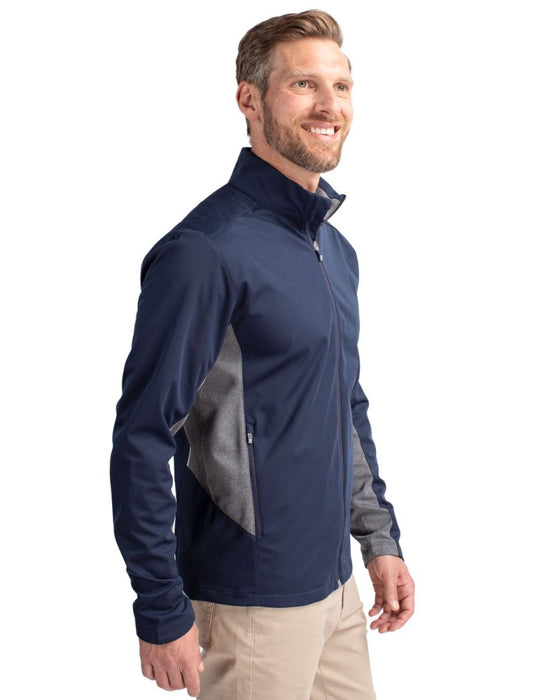 Cutter & Buck Men's Navigate Softshell Full Zip Jacket - Cutter & Buck