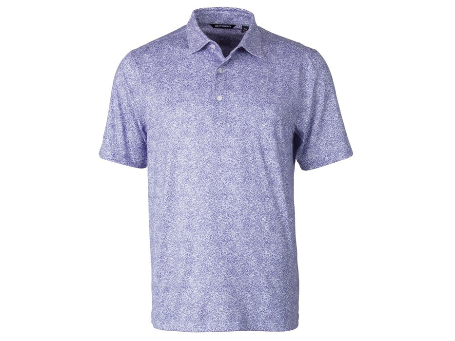 Cutter & Buck Men's Pike Constellation Print Stretch Polo - Cutter & Buck