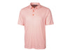 Cutter & Buck Mens Pike Double Dot Print Stretch Polo - Cutter & Buck