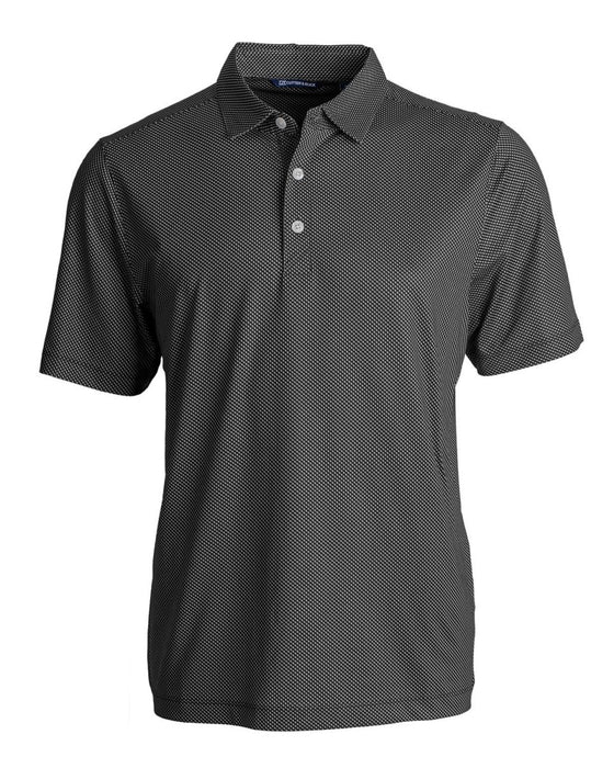 Cutter & Buck Men's Pike Eco Symmetry Print Stretch Recycled Polo - Cutter & Buck