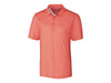 Cutter & Buck Mens Pike Mini Pennant Print Stretch Polo - Cutter & Buck