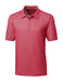 Cutter & Buck Mens Pike Mini Pennant Print Stretch Polo - Cutter & Buck