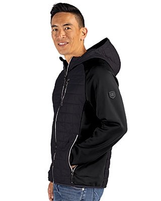 Cutter & Buck Mens Rainier Primaloft Eco Full Zip Hybrid Jacket - Cutter & Buck