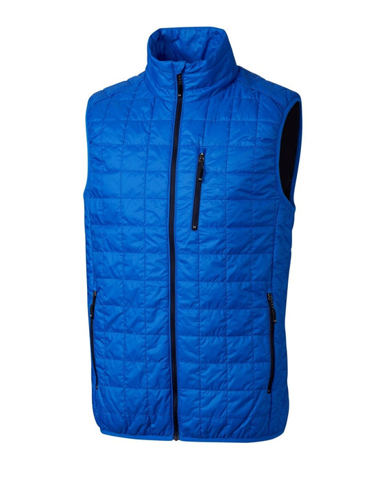 Cutter & Buck Men's Rainier PrimaLoft® Eco Insulated Full Zip Puffer Vest - Cutter & Buck