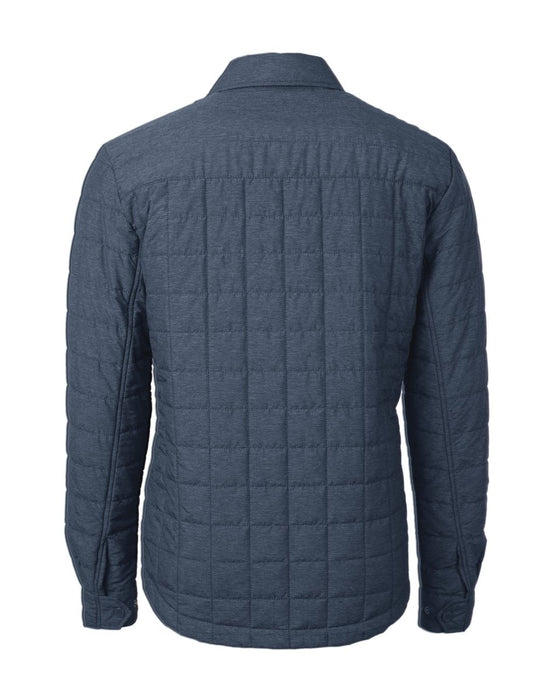 Cutter & Buck Men's Rainier PrimaLoft® Eco Insulated Quilted Shirt Jacket - Cutter & Buck