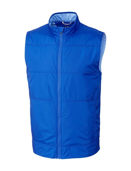 Cutter & Buck Men's Stealth Hybrid Quilted Full Zip Vest - Cutter & Buck