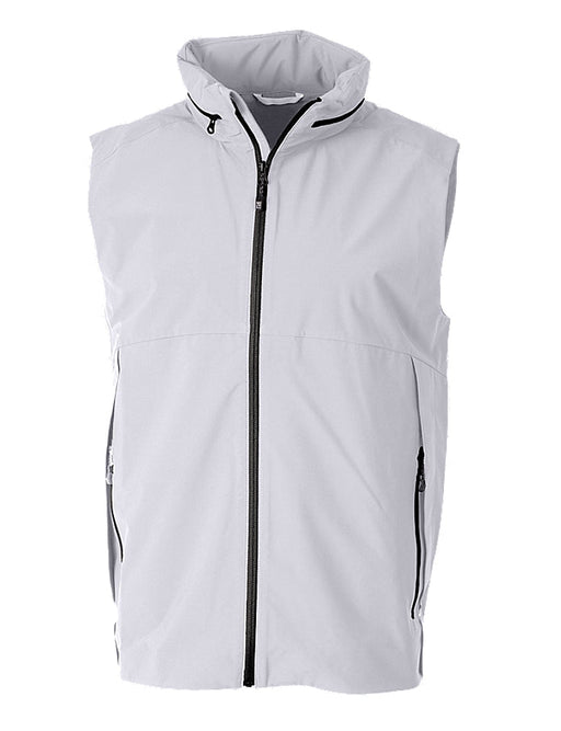 Cutter & Buck Mens Vapor Water Repellent Full Zip Rain Vest - Cutter & Buck