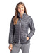 Cutter & Buck Rainier PrimaLoft® Womens Eco Insulated Full Zip Printed Puffer Jacket - Cutter & Buck