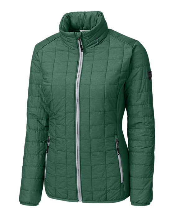 Cutter & Buck Rainier PrimaLoft Womens Eco Insulated Full Zip Puffer Jacket - Cutter & Buck