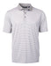 Cutter & Buck Virtue Eco Pique Micro Stripe Recycled Mens Polo - Cutter & Buck