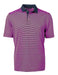 Cutter & Buck Virtue Eco Pique Micro Stripe Recycled Mens Polo - Cutter & Buck