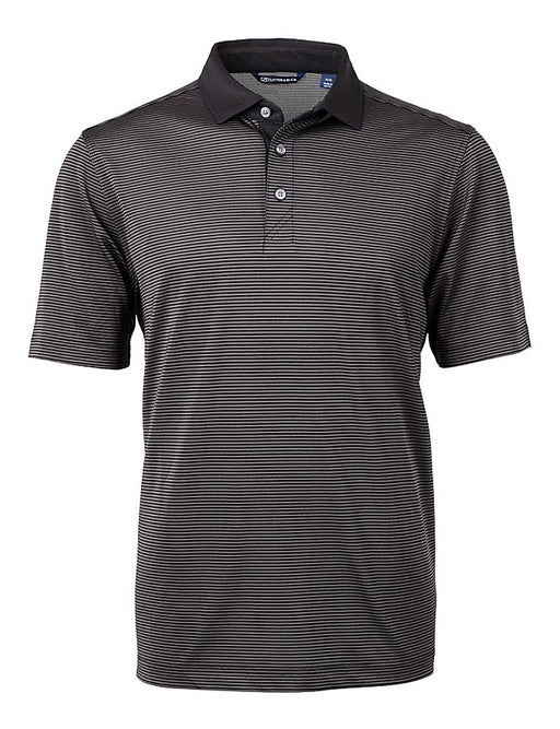 Cutter & Buck Virtue Eco Pique Micro Stripe Recycled Mens Polo - Cutter & Buck