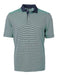 Cutter & Buck Virtue Eco Pique Micro Stripe Recycled Mens Polo - Cutter & Buck