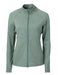 Cutter & Buck Women's Adapt Eco Knit Heather Recycled Full Zip Jacket - Cutter & Buck