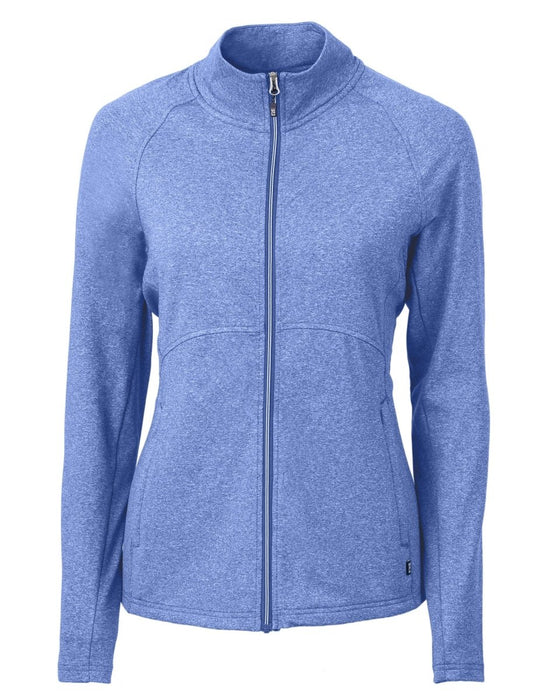 Cutter & Buck Adapt Eco Knit Hybrid Recycled Womens Full Zip Jacket -  Cutter & Buck