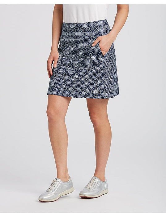 Cutter & Buck Womens Allure Printed Pull On Skort - Cutter & Buck