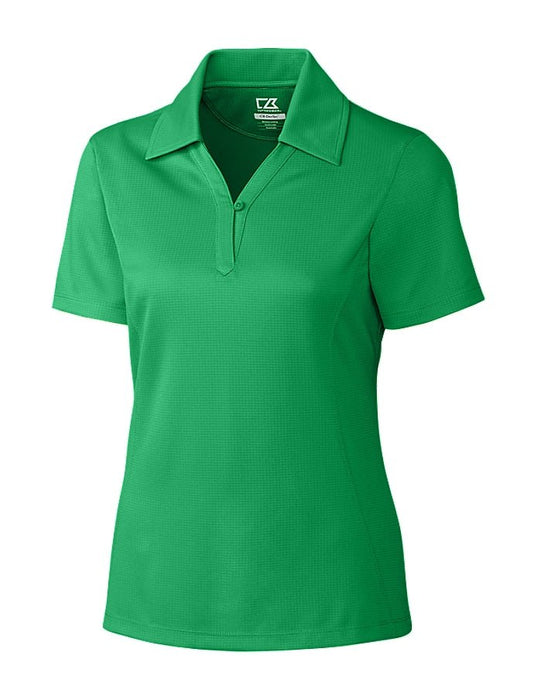 Cutter & Buck Womens Drytec Genre Textured Solid Polo - Cutter & Buck