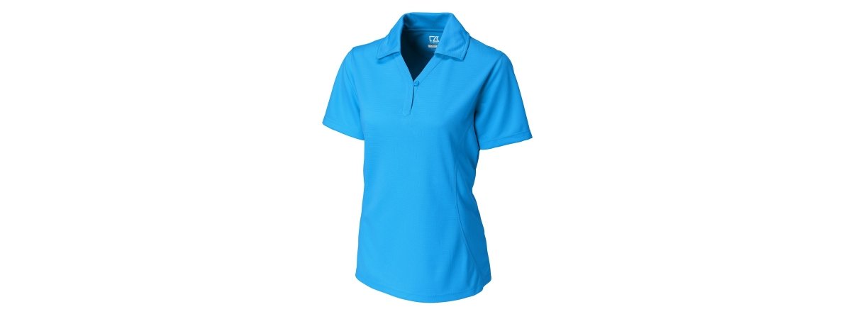 Cutter & Buck Womens Drytec Genre Textured Solid Polo - Cutter & Buck