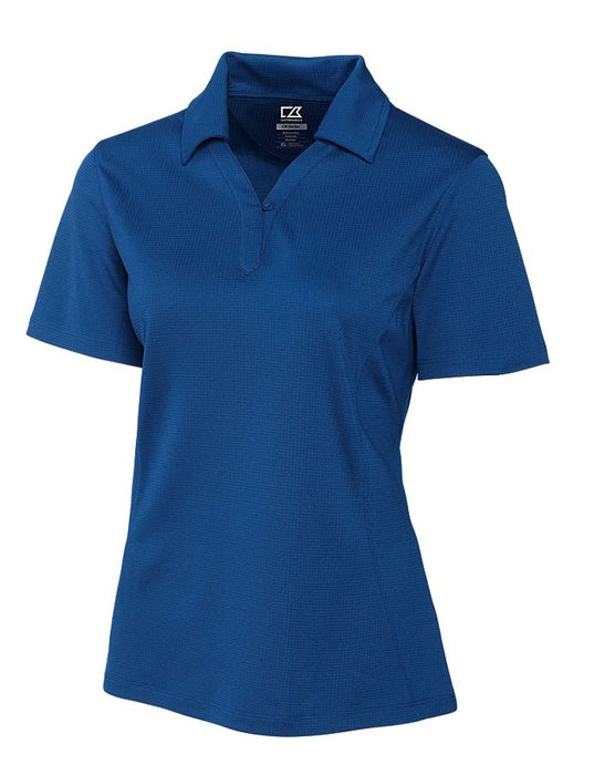 Cutter & Buck Womens Drytec Genre Textured Solid Polo - Cutter & Buck