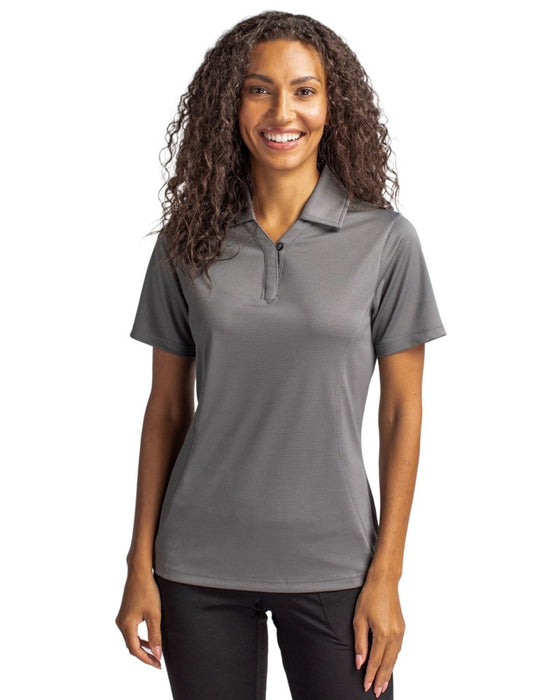 Cutter & Buck Womens Drytec Genre Textured Solid Polo - Cutter & Buck