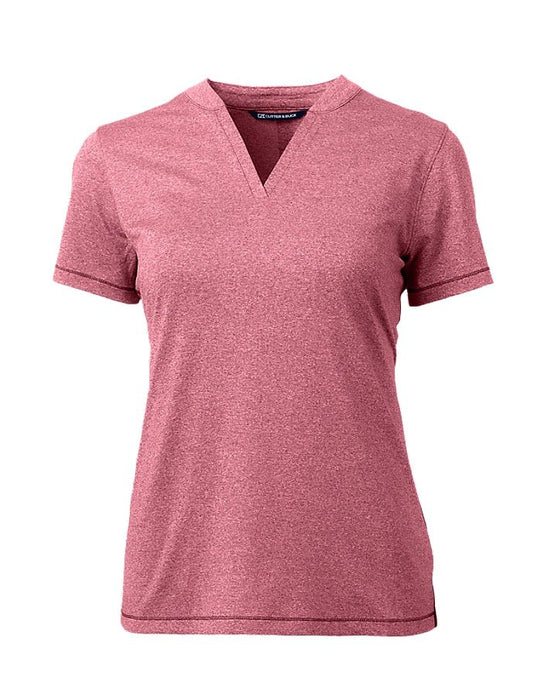 Cutter & Buck Women's Forge Heathered Stretch Blade Top - Cutter & Buck