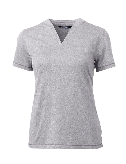 Cutter & Buck Women's Forge Heathered Stretch Blade Top - Cutter & Buck