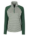 Cutter & Buck Women's Forge Tonal Stripe Stretch Half Zip Pullover - Cutter & Buck