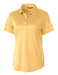 Cutter & Buck Womens Prospect Textured Stretch Short Sleeve Polo - Cutter & Buck