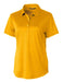 Cutter & Buck Womens Prospect Textured Stretch Short Sleeve Polo - Cutter & Buck