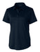 Cutter & Buck Womens Prospect Textured Stretch Short Sleeve Polo - Cutter & Buck