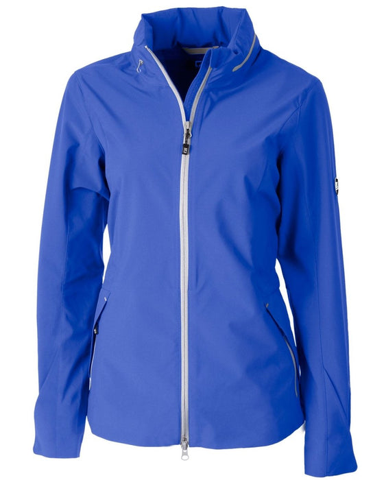 Cutter & Buck Women's Vapor Water Repellent Stretch Full Zip Rain Jacket - Cutter & Buck