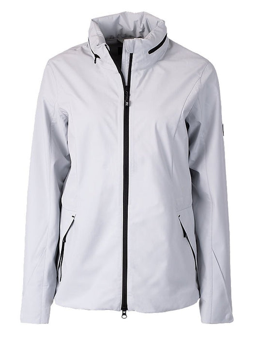 Cutter & Buck Women's Vapor Water Repellent Stretch Full Zip Rain Jacket - Cutter & Buck