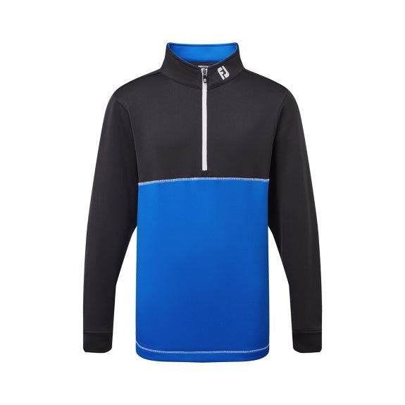 FootJoy Boy's Half-Zip Contrast Stitch Mid-Layer - FootJoy