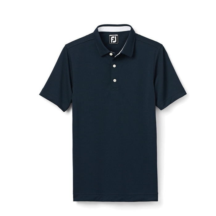 FootJoy Boy's SOLID PIQUE SELF NAVY - FootJoy